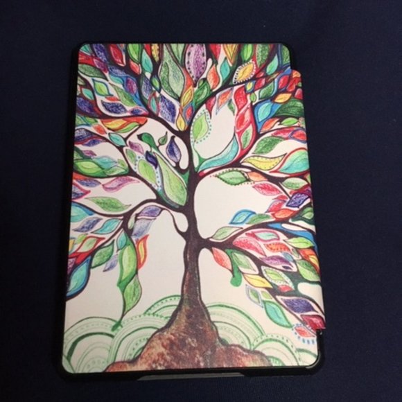 NEW Fintie IPad Mini Small Case Rainbow Tree of Life 6.5 x 4.5 - Picture 2 of 8